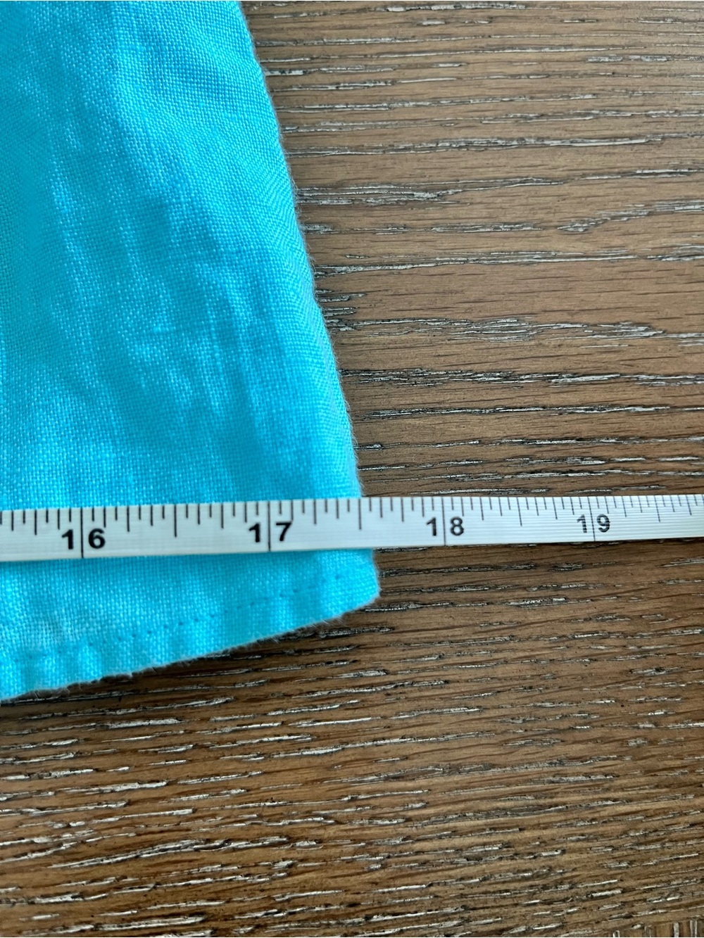 Talbots Bright Aqua Linen Shirt Jacket Size 6 - Picture 11 of 14